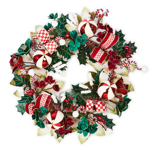Holly Christmas 26" Wreath