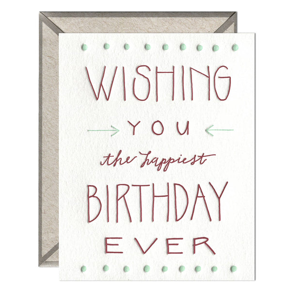 Happiest Birthday Ever - greeting card