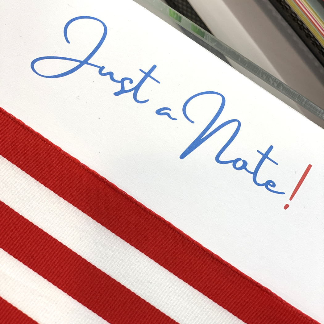 Notepad - Large Just a Note – LouLous Decor