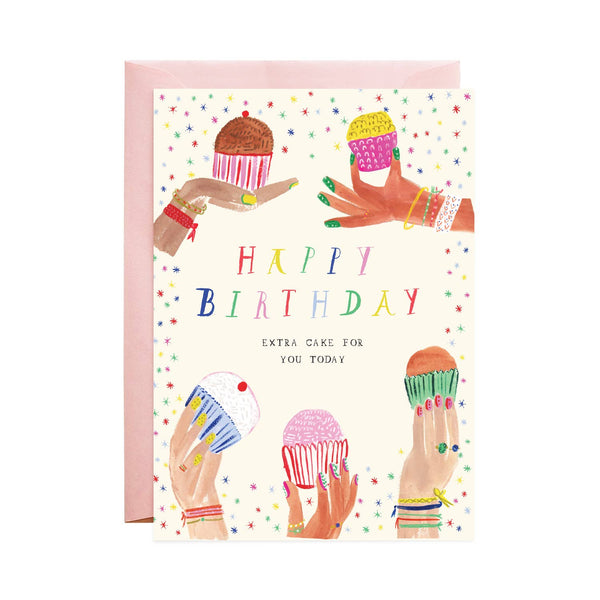 Confetti Cupcakes - Greeting Card