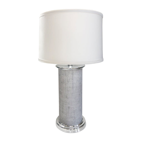 Grasscloth Table Lamp