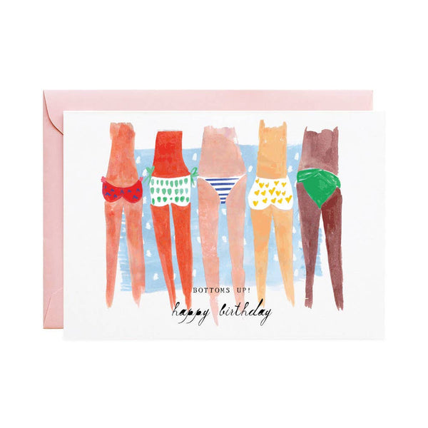 Bottoms Up - Greeting Card