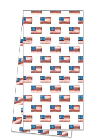 American Flag Tea Towel