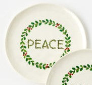 Holiday Melamine Appetizer Plate