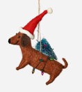 Felted Dog Ornament