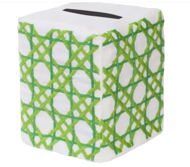 Cane Tissue Box Cover