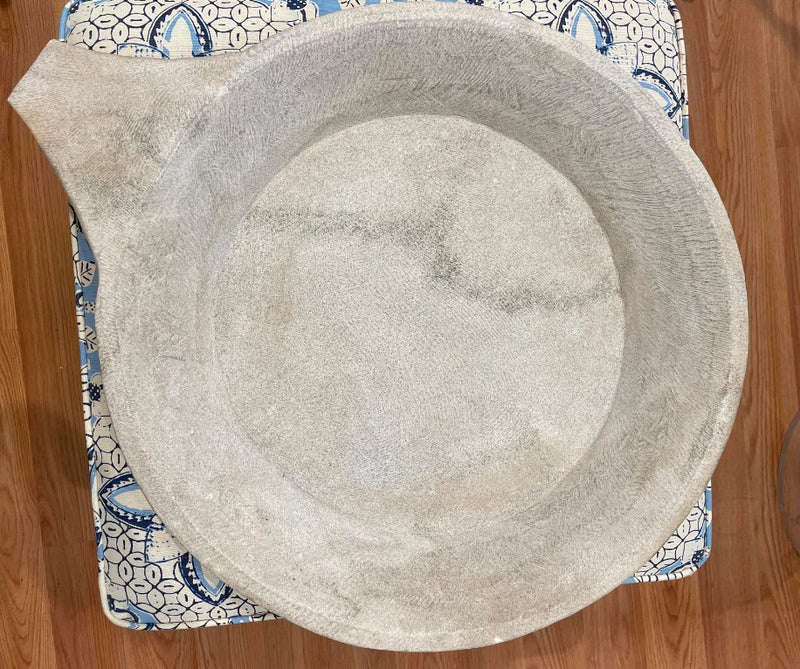 15" Marble Bowl with Handle