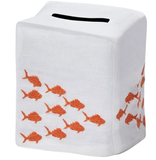 School of Fish Tissue box cover