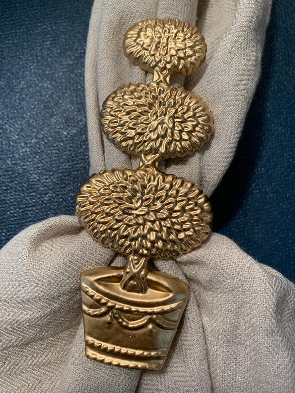 Colorblock Topiary Napkin Ring