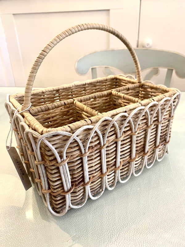 Provence Rattan Caddy