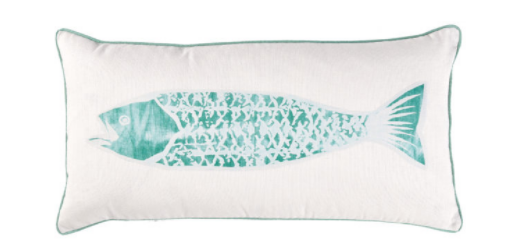 ITS FISHY LUMBAR PILLOW