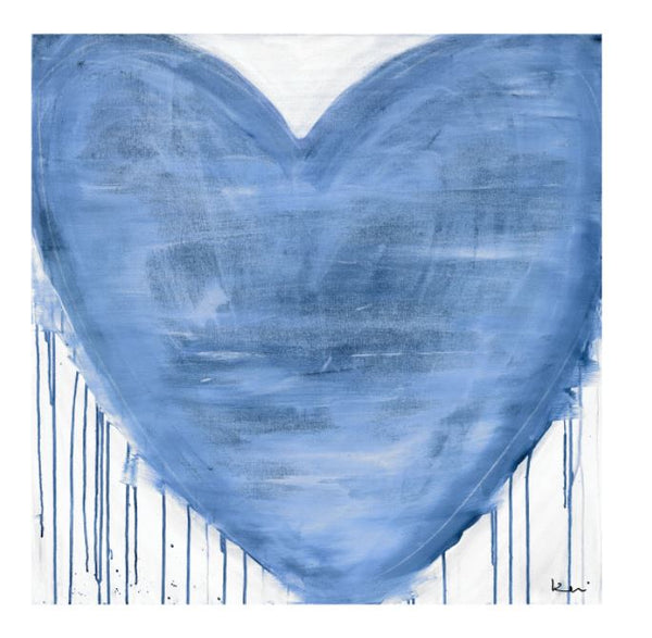 "Forget Me Not (Drippy Heart)" by Kerri Rosenthal