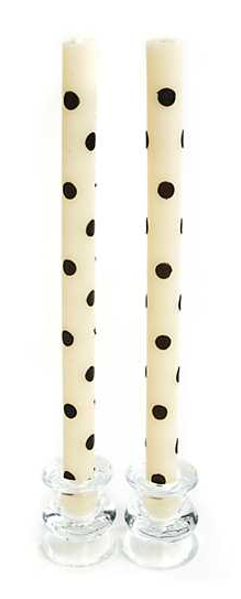 Dot Dinner Candles (Set of 2)