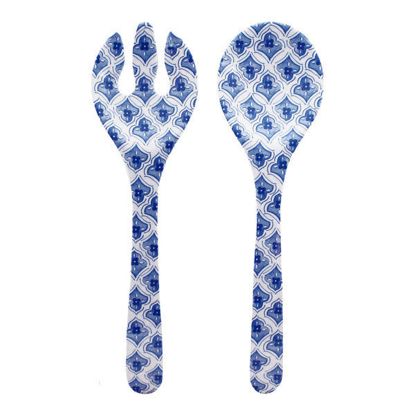 Moroccan Blue Salad Servers