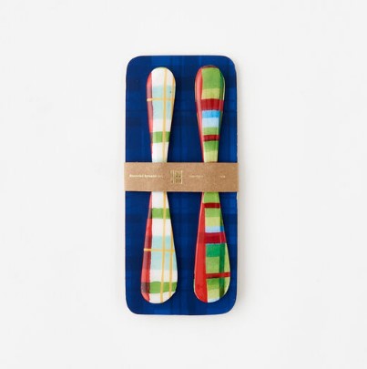 Plaid Spreader (Set of 2)