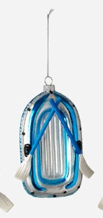 Glass Raft Ornament