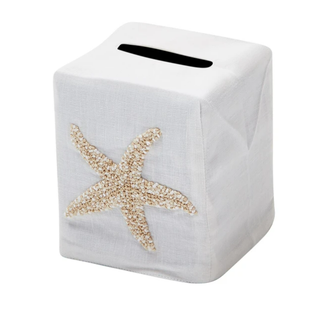 Linen Starfish Tissue Holder