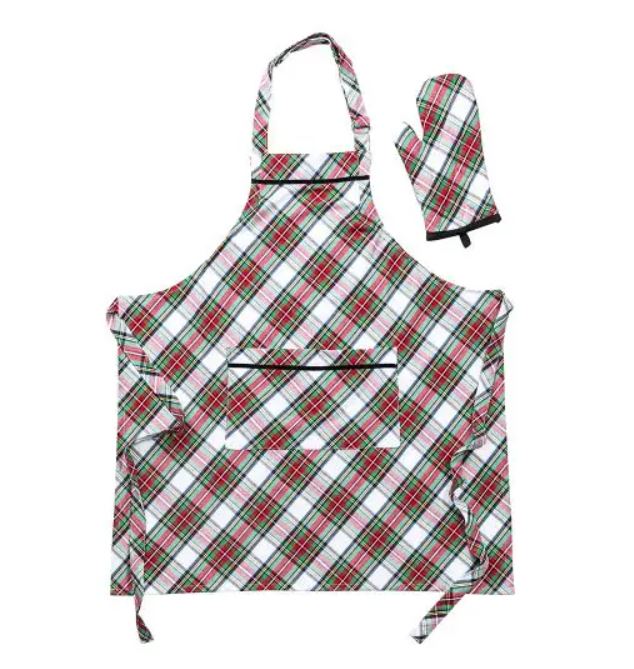 Stewart Tartan Apron Set