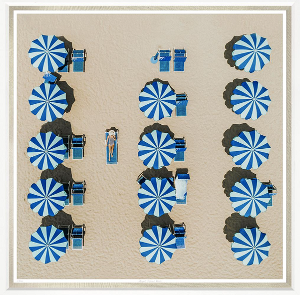 Striped Parasol Beach