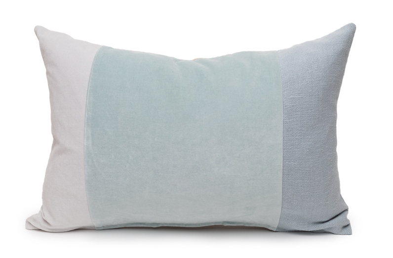 Celine Lumbar Pillow Aqua