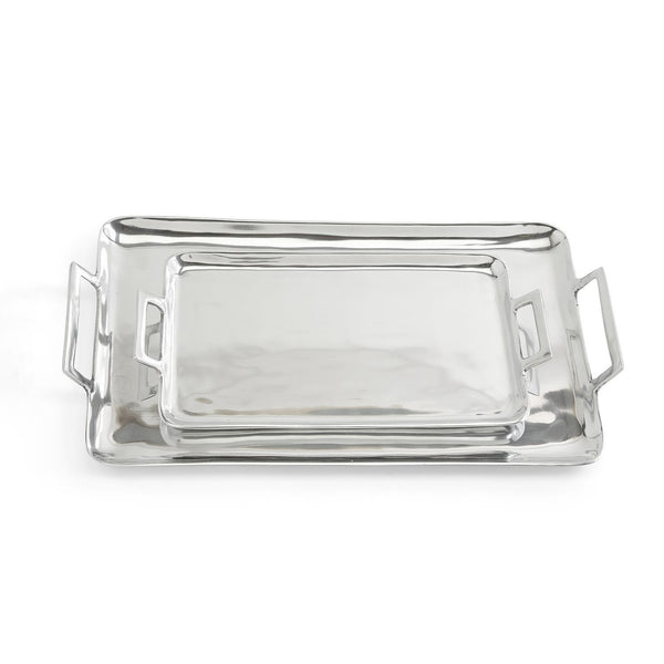 Crillion High Polished Silver Tray