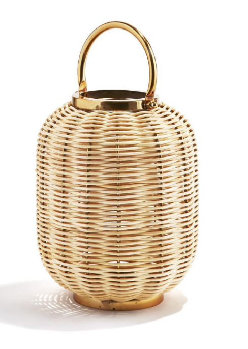 Woven Cane Lantern