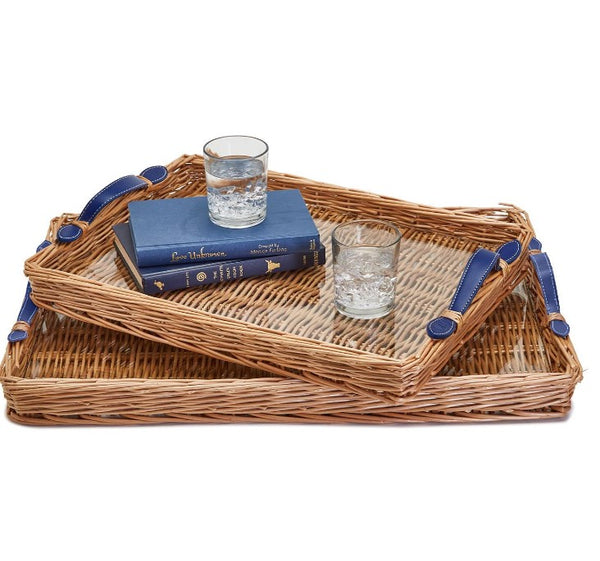 Wicker Tray With Handles