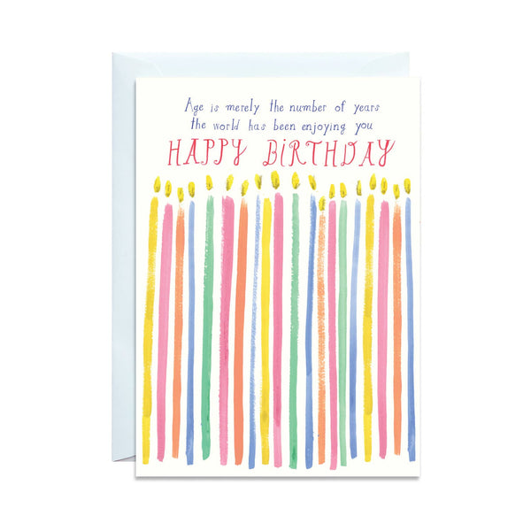 Age is a Naughty Number - Greeting Card