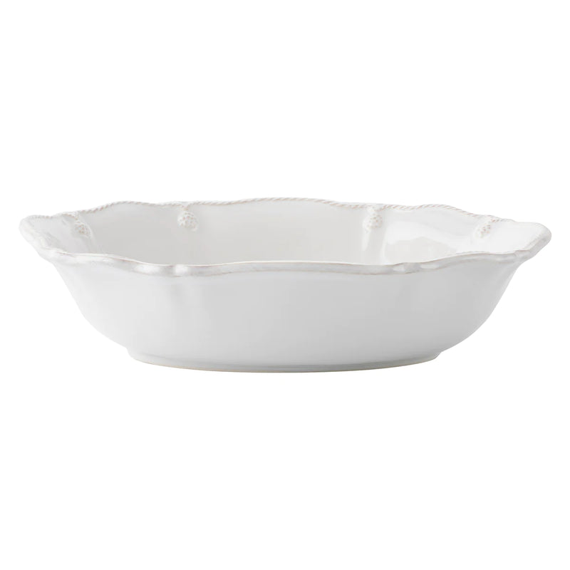 Berry & Thread Oval Serving Bowl 12 in. - Whitewash