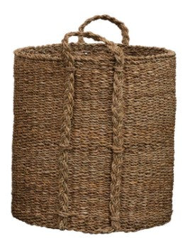 Hand-Woven Seagrass Basket