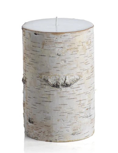 Birchwood Pillar Candle