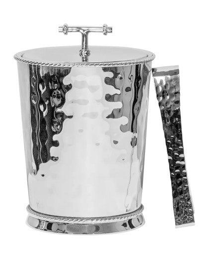 Graham Ice Bucket with Lid and Tongs