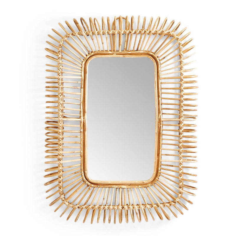 Cane Hand-Crafted Wall Mirror