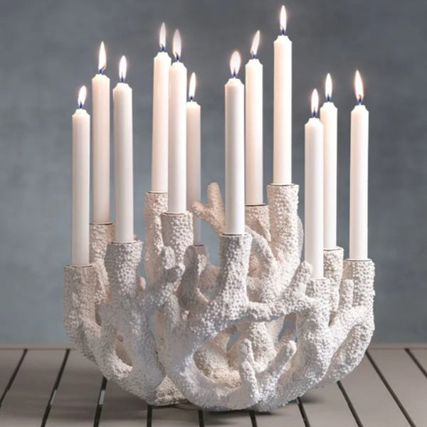Cayo Coral 12-Tier Taper Candle Holder – LouLous Decor