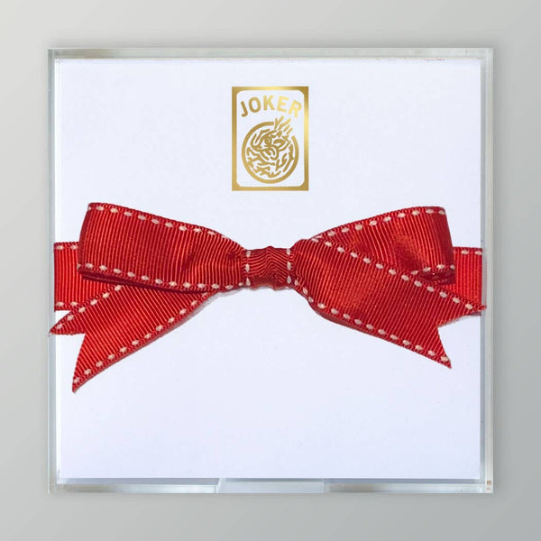 Notepad - Small Gold Foil Joker