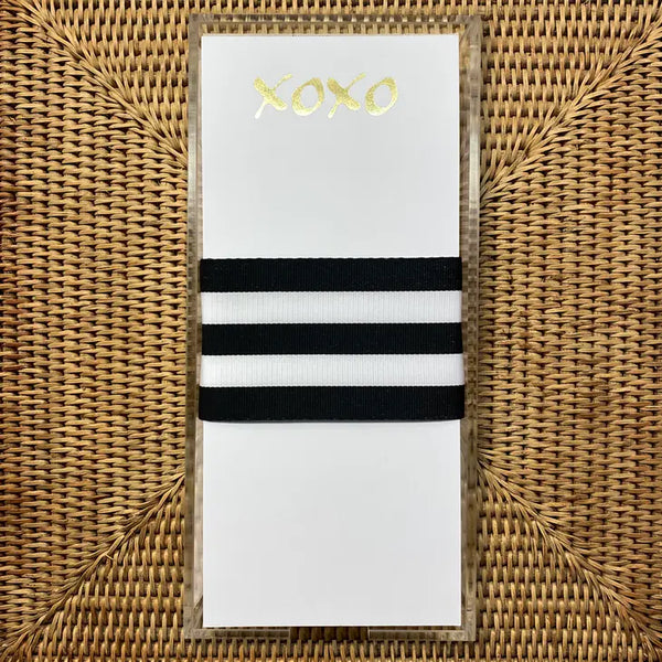 Notepad - Letter size Gold Foil XOXO