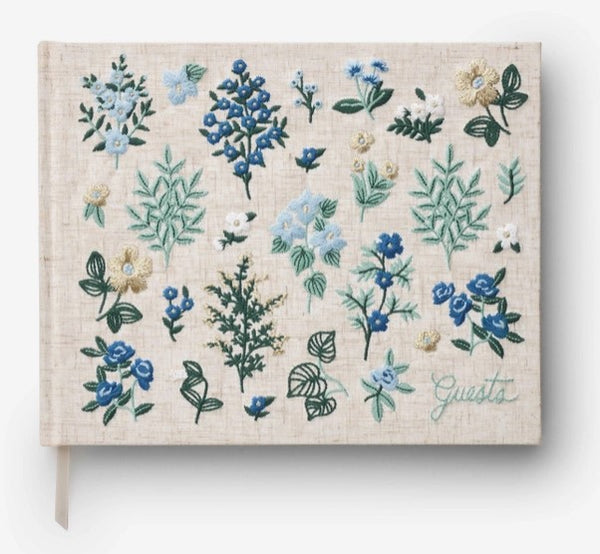 Wildwood Embroidered Guest Book