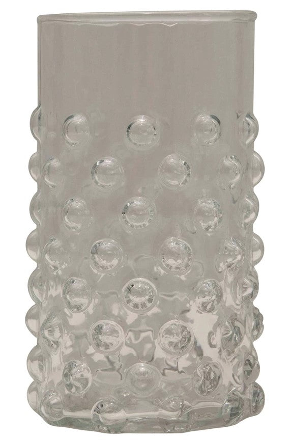 Hobnail Drinking Glass