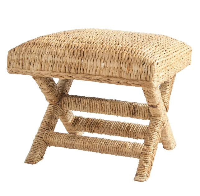 Woven Hyacinth Stool