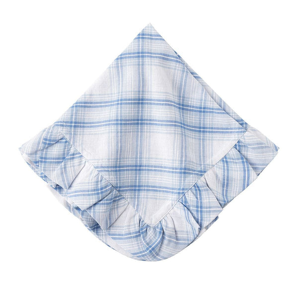 Chambray Tartan Ruffle Napkin