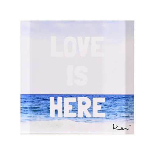 "Love is Here Beach" by Kerri Rosenthal
