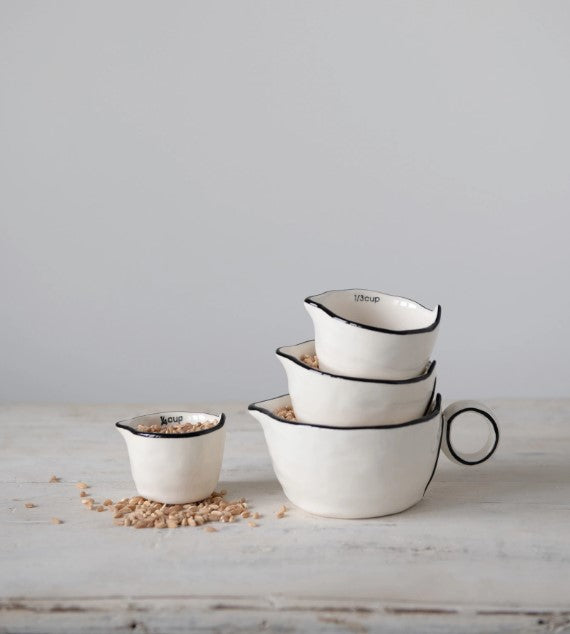 Stoneware Measuring Cups (Set of 4)