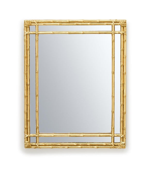 Golden Bamboo Rectangular Mirror