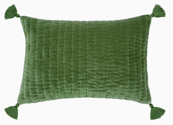 Velvet Moss Decorative Pillow