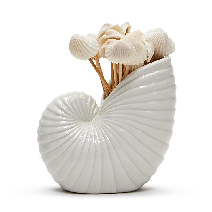 Nautilus Shell with Seashell Picks (24-Pack)