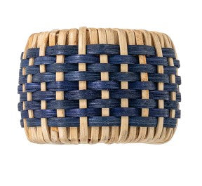 Woven Navy Napkin Ring