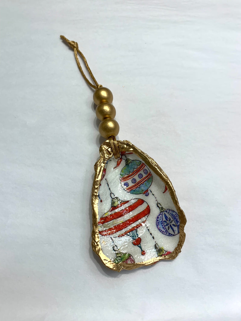 Gilded Oyster Ornaments