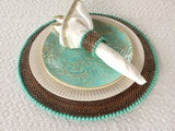 Handwoven Placemat with Beads