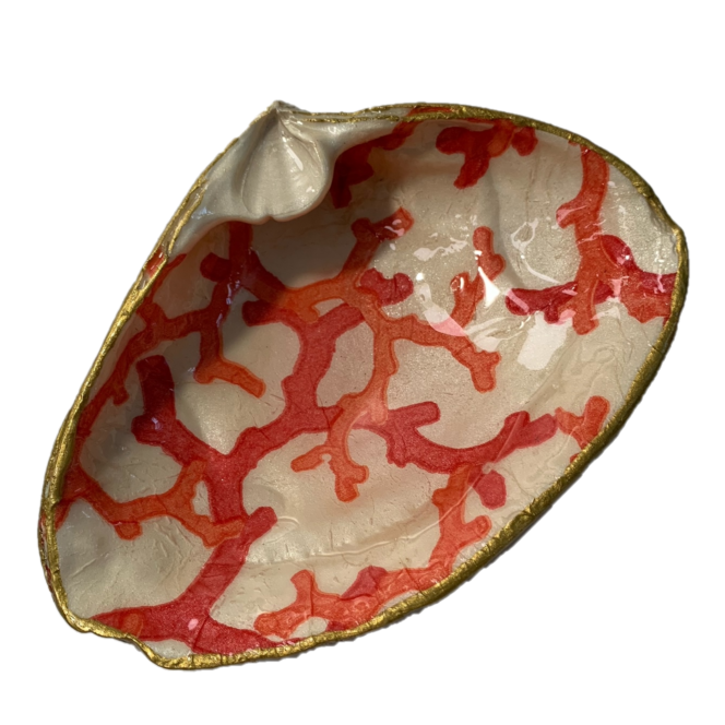 Decoupage Clam Shell
