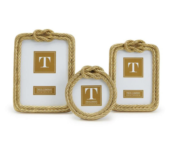 Top Knot Rope Photo Frame